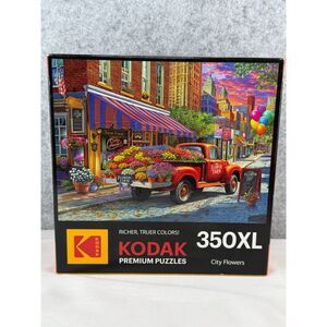 Kodak 350XL City Flowers Premium Jigsaw Puzzle 350 Pieces Flower Farm Truck